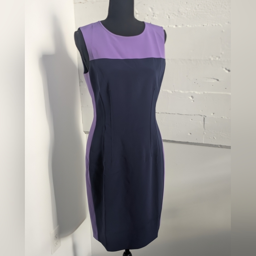 Elie Tahari Colorblock Shift Dress